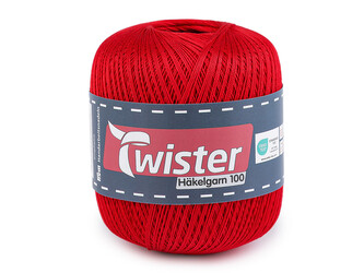 Bavlněná příze háčkovací Häkelgarn 100 g - 1 ks - 7 (035) červená