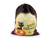 Dárkový pytlík Halloween 17x23 cm - 10 ks - 2 černá