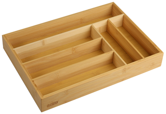 KESPER Příborník, 6 přihrádek, 35,5 x 25,5 x 5 cm, bambus KESPER 58083