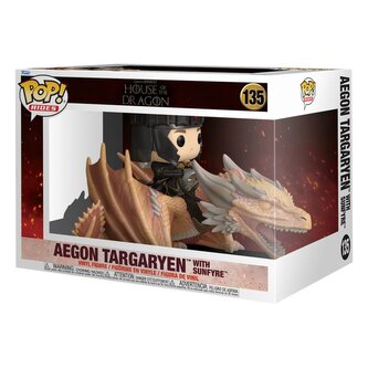 Funko POP Rides: House of the Dragon - Aegon Targaryen with Sunfyre #135