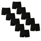 10PACK (8+2 zdarma) pánské boxerky Nedeto basic černé (10NFC1) S