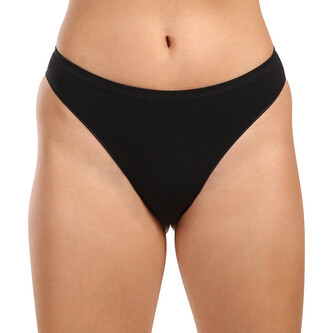 Dámské kalhotky brazilky Moravec bezešvé černé (Brasil) S/M