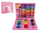 Sada na malování - Art box kreativní sada s jednorožcem 160ks v plastovém kufříku 34x27x3,5cm