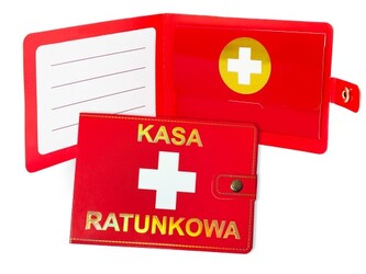 Portfelik tekturowy z kopertką "kasa ratunkowa" POR-003
