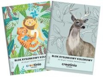 Blok rysunkowy A3/10K kolorowy Creatino (10szt)