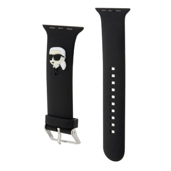 Karl Lagerfeld Karl Head NFT Řemínek pro Apple Watch 42/44/45/46/49 Black (Pošk. Balení)