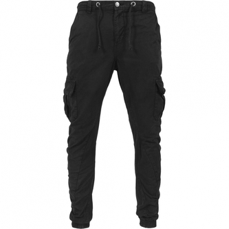 Kalhoty Urban Classics Cargo Jogging - černé, L