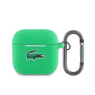 Lacoste Liquid Silicone Croc Logo Pouzdro pro AirPods 4 Green Lacoste Liquid Silicone Croc Logo Pouzdro pro AirPods 4 Green