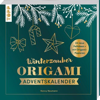 Winterzauber. Origami-Adventskalender.