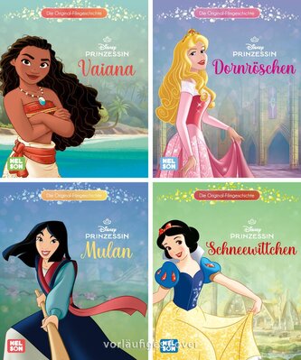 Nelson Mini-Bücher: 4er Disney Prinzessin 21-24