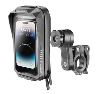 Interphone Univerzální voděodolné pouzdro na mobilní telefony QUIKLOX Waterproof, max. 7", úchyt na řídítka