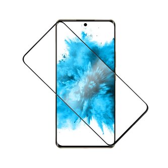 Fixed Ochranné tvrzené sklo Full-Cover pro Realme 12, černé