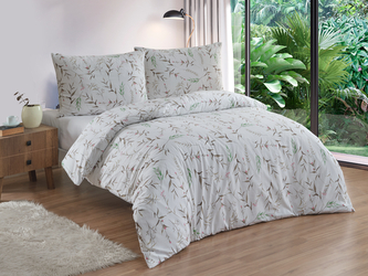 Prodloužené flanelové povlečení 140x220, 70x90 Verona natur