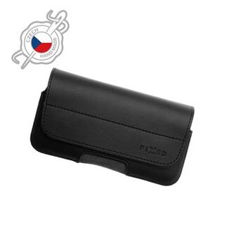 Fixed Horizontální kožené pouzdro Posh se zavíráním, velikost 5XL+, černé Fixed Horizontální kožené pouzdro Posh se zavíráním, velikost 5XL+, černé