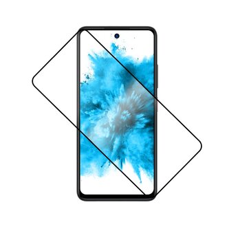 Fixed Ochranné tvrzené sklo Full-Cover pro ZTE Blade A75 4G, černé