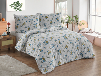 Prodloužené flanelové povlečení 140x220, 70x90 Olivie blue