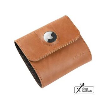 Fixed Kožená peněženka Classic Wallet for AirTag z pravé hovězí kůže, hnědá Fixed Kožená peněženka Classic Wallet for AirTag z pravé hovězí kůže, hnědá