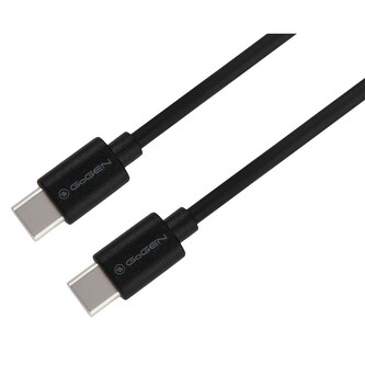 GoGEN USB-C USB-C, 60W, 0,3m, Kabel - černý