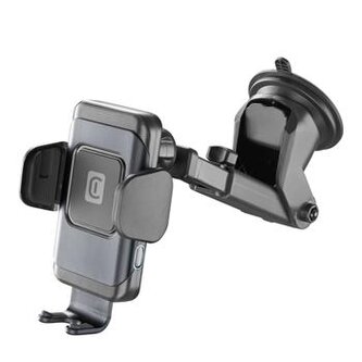 Cellularline Univerzální držák do auta Hug Air s bezdrátovým nabíjením, 15W, černý