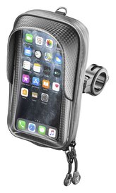 Interphone Univerzální voděodolné pouzdro na mobilní telefony Master, úchyt na řídítka, max. 5,8", černé