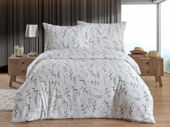 Povlečení francouzské krep 240x220, 70x90 Verona natur