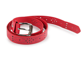 Dámský / dívčí pásek šíře 2,7 cm - 1 ks - 4 červená