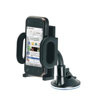 Cellularline Univerzální držák s přísavkou Crab pro mobilní telefony a smartphony, flexibilní rameno