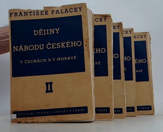 Dějiny národu českého II. - VI. díl (komplet 5 svazků)