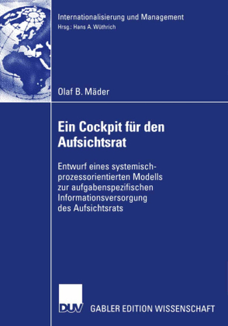 Ein Cockpit für den Aufsichtsrat Ein Cockpit für den Aufsichtsrat
