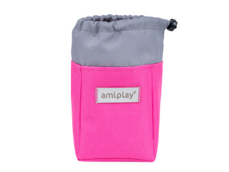 Pamlskovník pro psy RUMBA růžová 8x6x10 cm