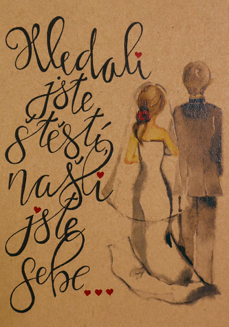 Přáníčko BeBechy - A6 - recyklovaný papír - Hledali Přáníčko BeBechy - A6 - recyklovaný papír - Hledali