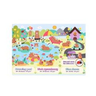 Blok rysunkowy A4/50K 90g Kapibara