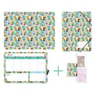 Zestaw szkolny z nadrukiem Bubble Tea