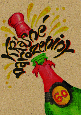 Přáníčko BeBechy – A6 - recyklovaný papír - 60Sekt