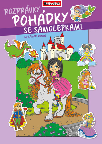 Omalovánka A4 - Omalovánka se samolepkami - Pohádky Omalovánka A4 - Omalovánka se samolepkami - Pohádky