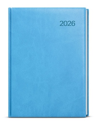 Denní diář 2026 David Vivella A5 světle modrá Denní diář 2026 David Vivella A5 světle modrá