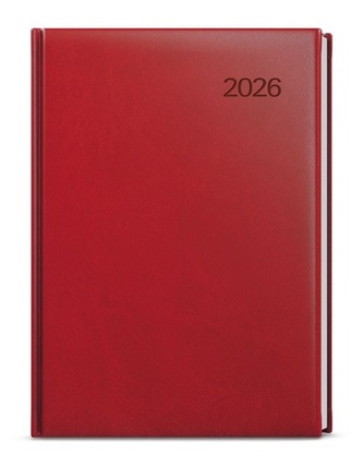 Denní diář 2026 Adam Vivella B6 bordó Denní diář 2026 Adam Vivella B6 bordó
