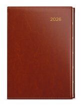 Týdenní diář 2026 - Oskar - Premier - A5 - hnědá