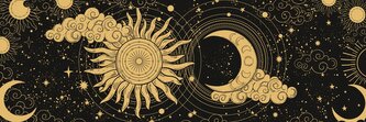 INTERDRUK Panoramatické puzzle: Galaxy: Den a noc 1000 dílků