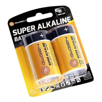 GoGEN Alkalické baterie SUPER ALKALINE D (LR20)