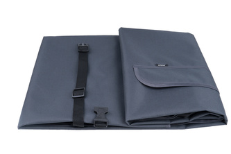 Ochranný potah do auta pro psy TRAVELLING šedá velikost 150x150 cm