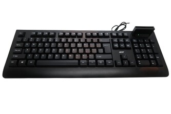Acer KB-8CR/Drátové USB-A/CZ-SK layout/Černá