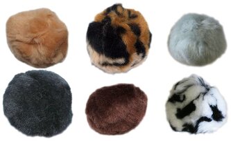 Pompony Akrylowe Animal 54sz, Craft-Fun