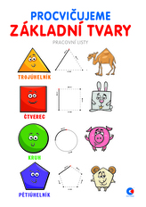 Omalovánka A4 - Procvičujeme základní tvary (12 str. 4/4 + ob. 4/0)