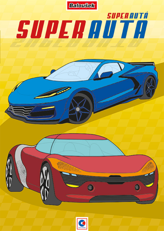 Omalovánka A4 - Superauta Omalovánka A4 - Superauta