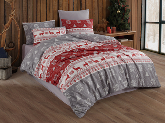 Vánoční povlečení francouzské bavlna 200x200,70x90 Greta