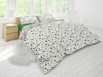 Bavlněný povlak s vánočním motivem na polštář 40x40 cm Runa