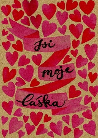 Přáníčko BeBechy – A6 - recyklovaný papír - Láska Přáníčko BeBechy – A6 - recyklovaný papír - Láska