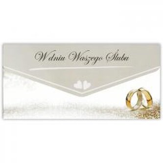 Karnet-koperta Ślub