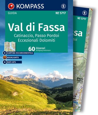 KOMPASS guida escursionistica Val di Fassa / Fassatal, 60 itinerari